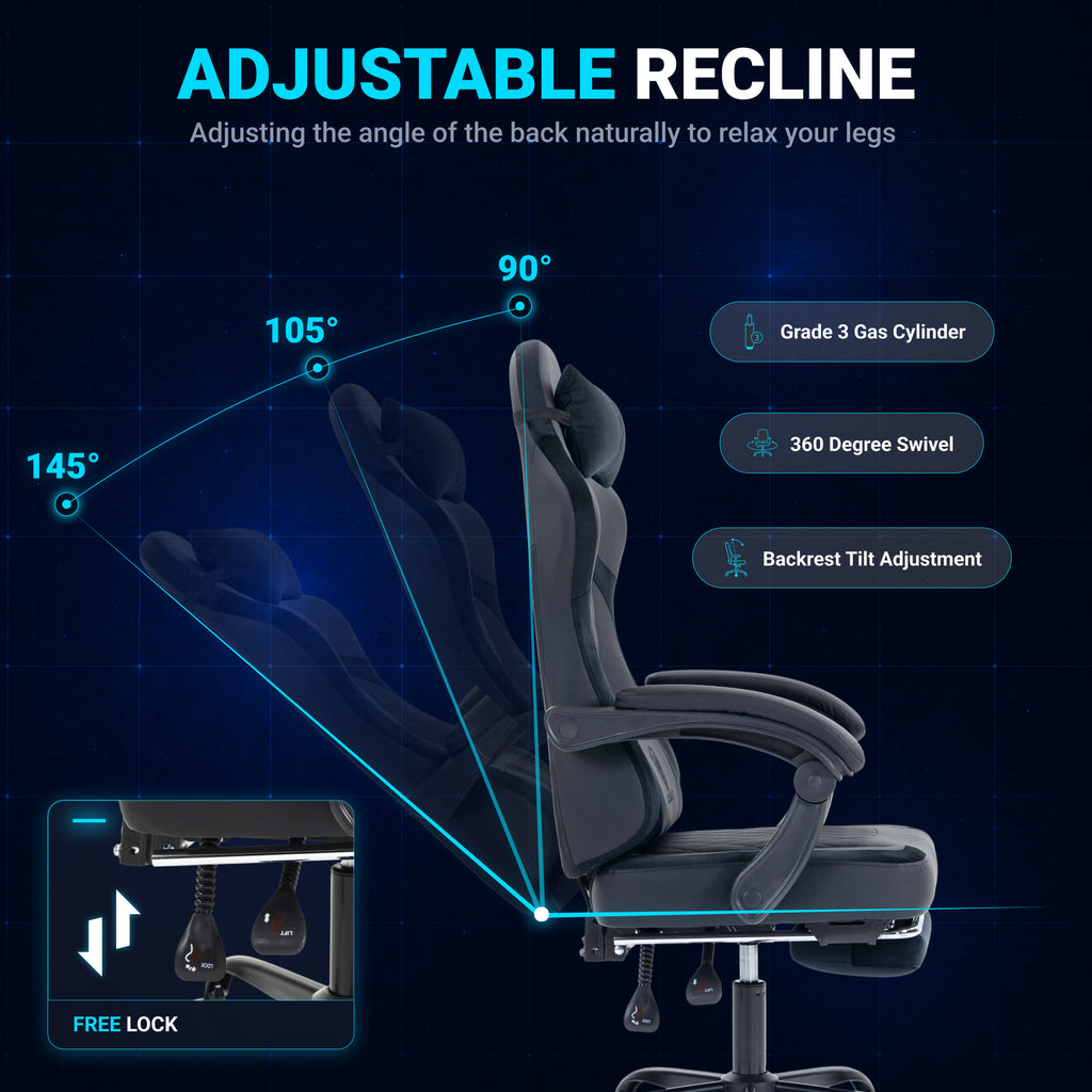 LS-66D50M Ergonomic Gaming Chair