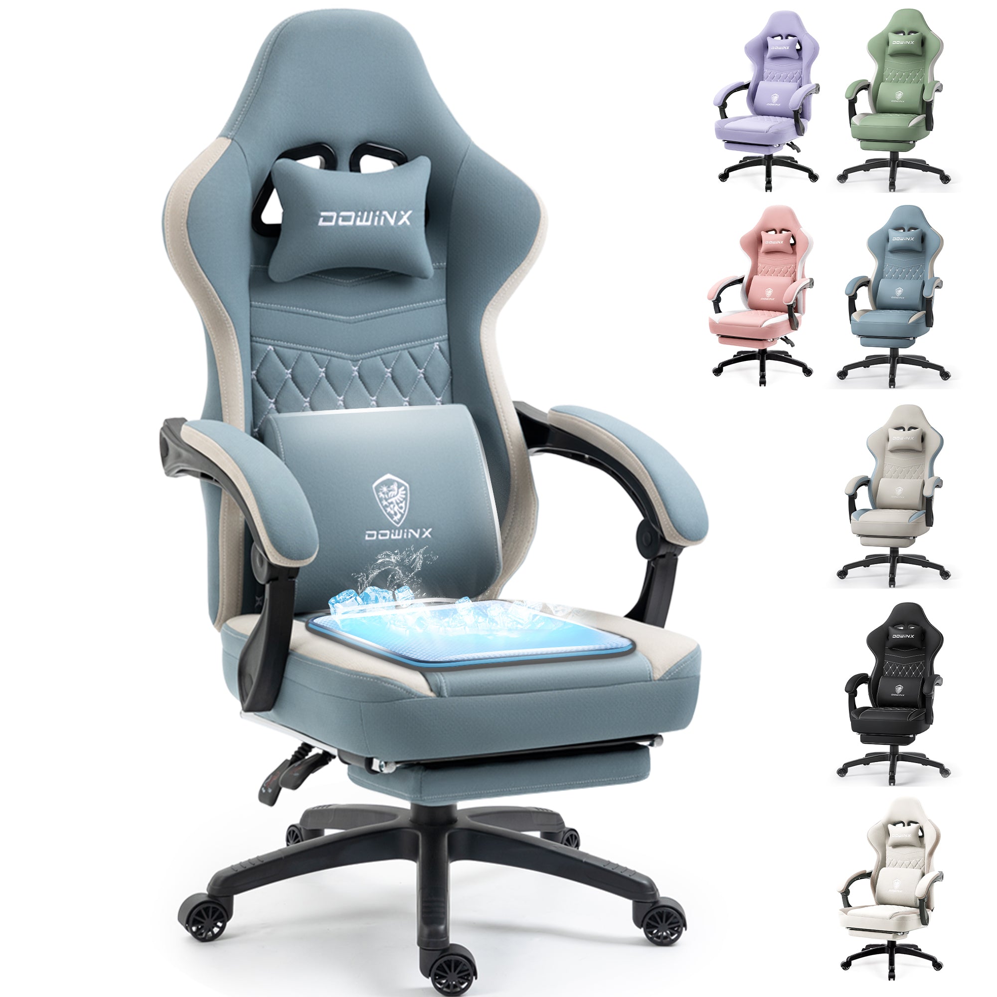 LS-6657D Breathable Fabric Gaming Chair