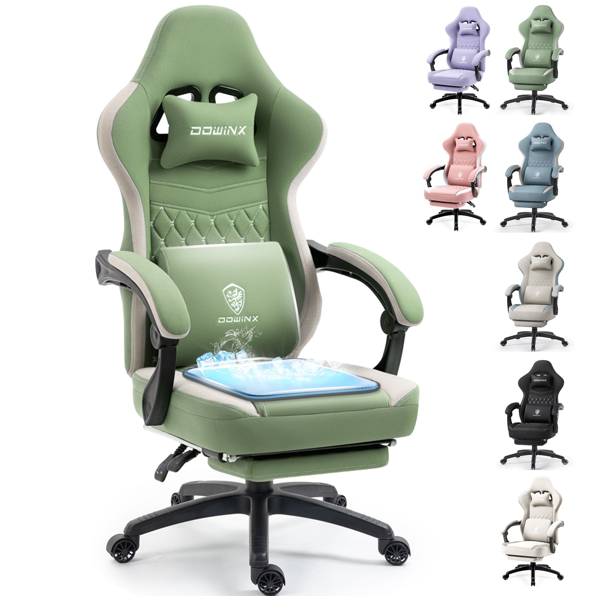 LS-6657D Breathable Fabric Gaming Chair