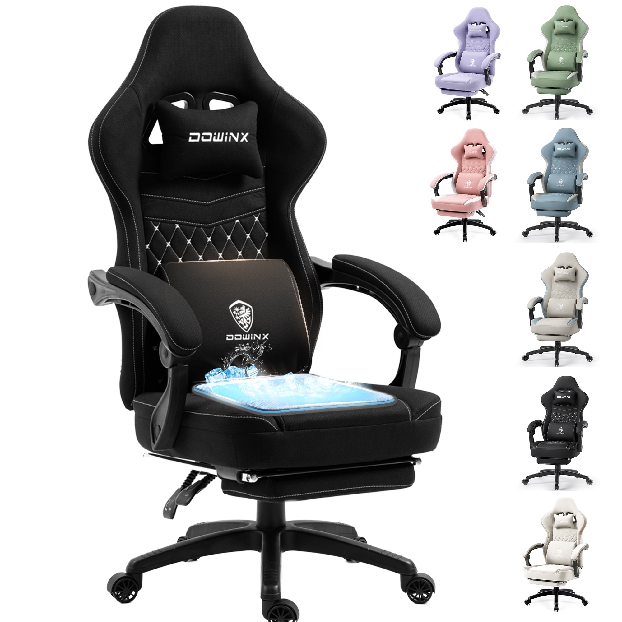 LS-6657D Breathable Fabric Gaming Chair