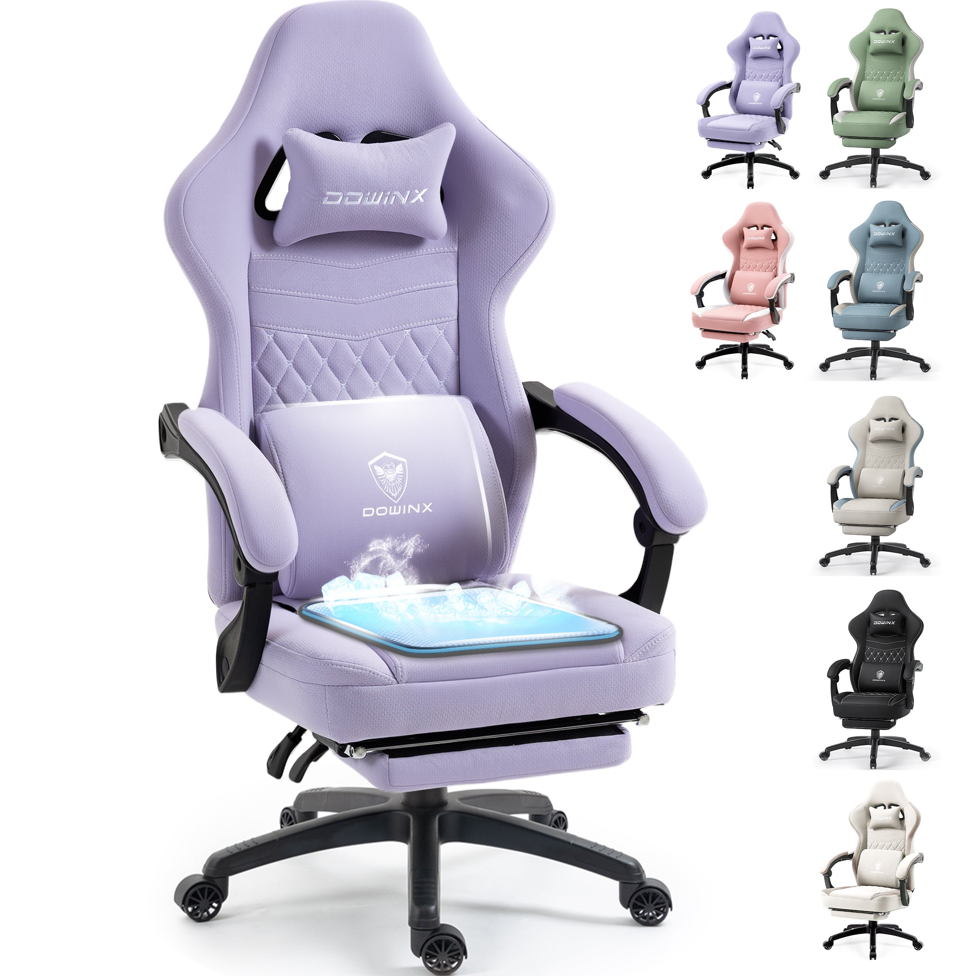 LS-6657D Breathable Fabric Gaming Chair