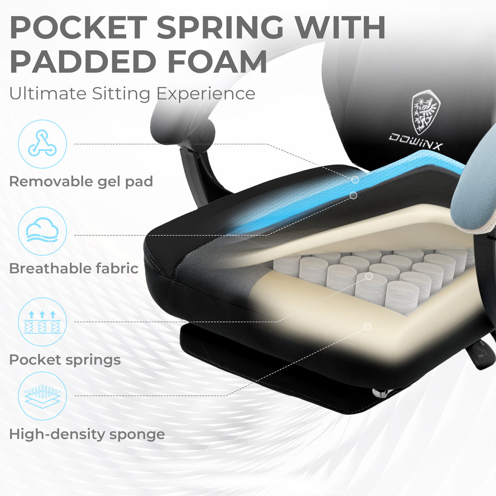 LS-6657D Breathable Fabric Gaming Chair