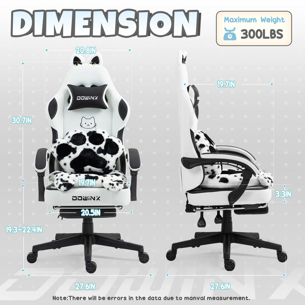 KARXAS Cute Cat Ear Gaming Chair D52