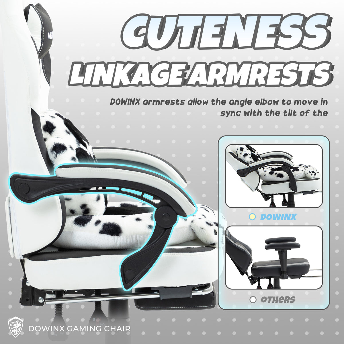 KARXAS Cute Cat Ear Gaming Chair D52